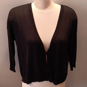 Zara Black Light V-Neck Cardigan